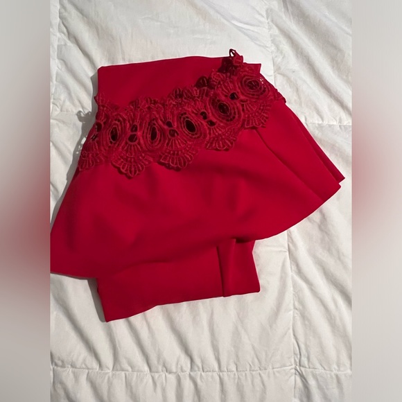 Red Bodycon Cocktail Dress - Picture 5 of 8